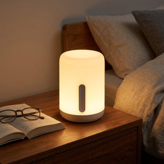 Smart Bedside Lamp – App, Voice & Touch Control, 2700K Warm Light | TheSmartHome