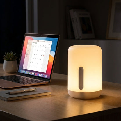 Smart Bedside Lamp – App, Voice & Touch Control, 2700K Warm Light | TheSmartHome